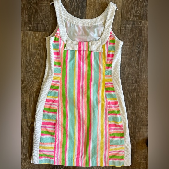 Size 4 Striped Lilly Pulitzer Shift Dress - Picture 7 of 13